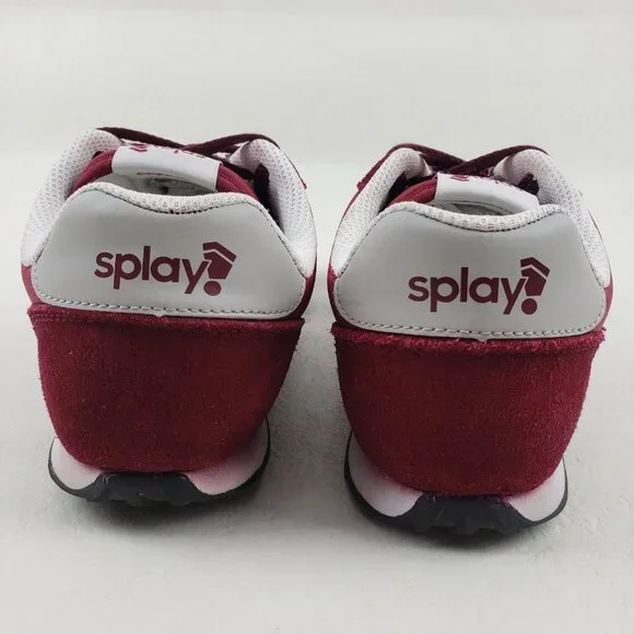 Splay Runner V1 Sneaker Womens 10 Red Suede Athletic Barefoot Zero Drop Shoe - Picture 9 of 12